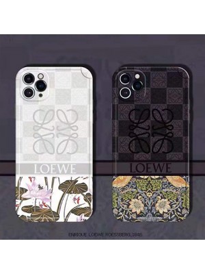 Loewe/ロエベ iphone13 pro/13 pro max/13 miniケース インスタ風 モノグラム ひまわり柄 ハイブランド シンプル アイフォン13 ミニ/13プロ/12sケース ファッション メンズ レディース