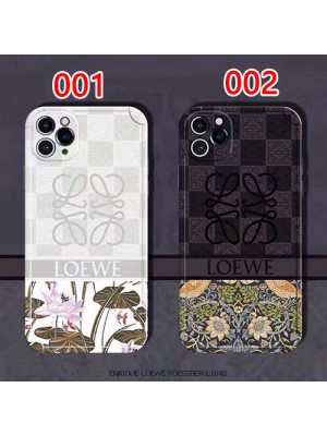 Loewe/ロエベ iphone13 pro/13 pro max/13 miniケース インスタ風 モノグラム ひまわり柄 ハイブランド シンプル アイフォン13 ミニ/13プロ/12sケース ファッション メンズ レディース