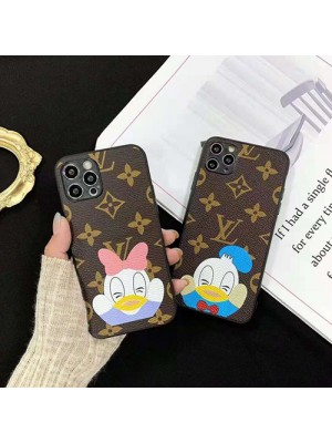 LV/ルイヴィトン ディズニー コラボ iphone 13 pro/13 pro max/13 miniケース ブランド ジャケット型 DISNEY モノグラム ミニーマウス レザー 経典 ヴィトン＆ディズニー アイフォン13/12s/12/12 pro/12 pro max/11カバー 韓国風 耐衝撃 ファッション 保護芸能人愛用