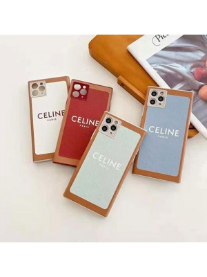 セリーヌ iphone 13 mini/13 pro max/13 pro/se2ケース 個性風 ブランド シンプル CELINE レザー ジャケット型 矩形型 セレブ愛用 アイフォン13/13プロ/13ミニ/12/11 pro/x/xs/xr/8/7カバー メンズ レディース