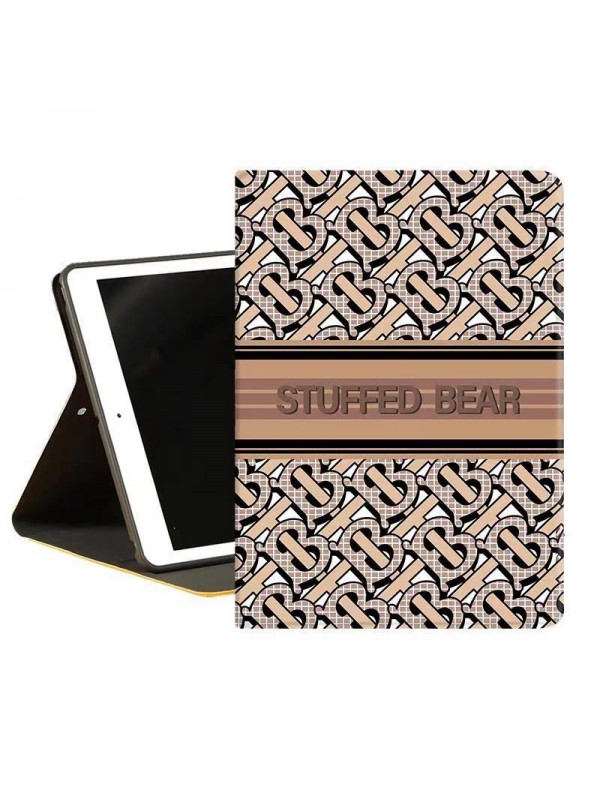 burberry ブランド バーバリー ipad 10/pro 2022/air5/mini 6/9ケース 安い モノグラム 手帳型 スタンド付き 全機種対応 アイパッド10/プロ2022/エアー5/ミニ 6/9カバー 芸能人愛用 保護 ファッション メンズ レディーズ 