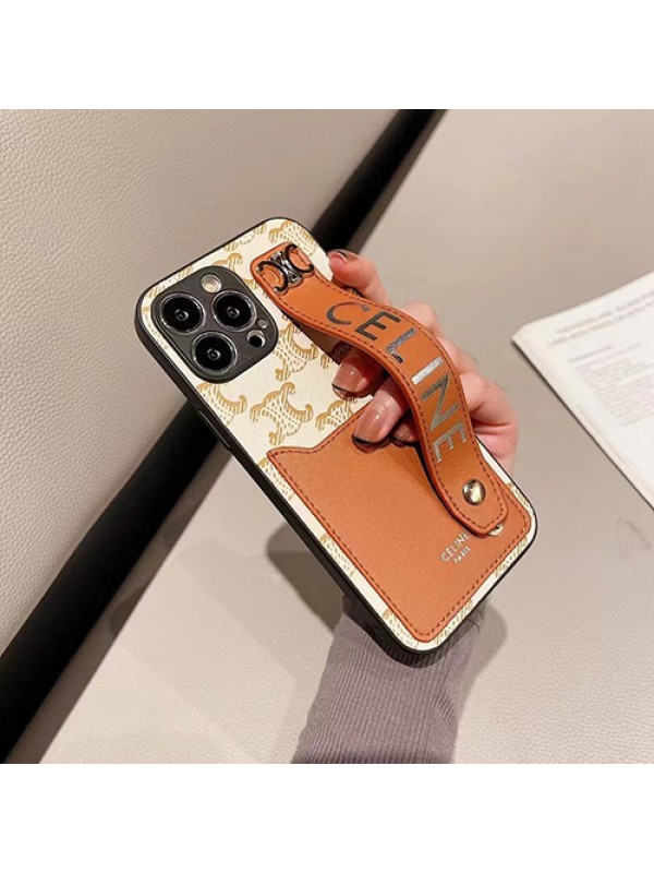 CELINE セリーヌ人気 iphone15pro maxケース ガラス型 モノグラム