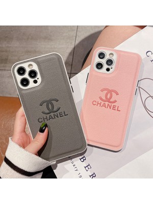 シャネル CHANEL ブランド iphone 13 pro/13 pro max/13 miniケース インスタ風 レザー モノグラム 安い アイフォン13/12/11/xs/x/8/7/se2カバー 女性向け