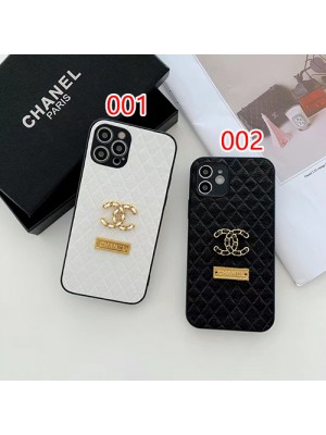 Chanel/シャネル iphone 15/14/13 pro/13 pro max/13 miniケース ブランド レザー かわいい モノグラム 縫い 芸能人愛用 ジャケット型 菱形 激安 アイフォン15/14/13/12/11/x/xs/xr/8/7カバー ファッション メンズ レディース