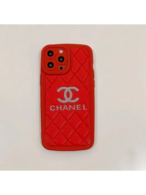 Yves Saint Laurent/イブサンローラン Chanel/シャネル ハイブランド iphone14/14 pro/14 pro maxケース 韓国風 レザー 赤色 キラキラ アイフォン14/13/12/11カバー ファッション メンズ レディース