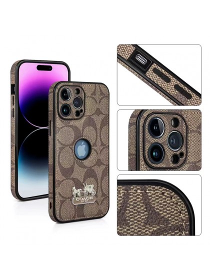 Coach ブランド iphone 14 pro/14/14 pro maxケース コーチ  馬車柄..