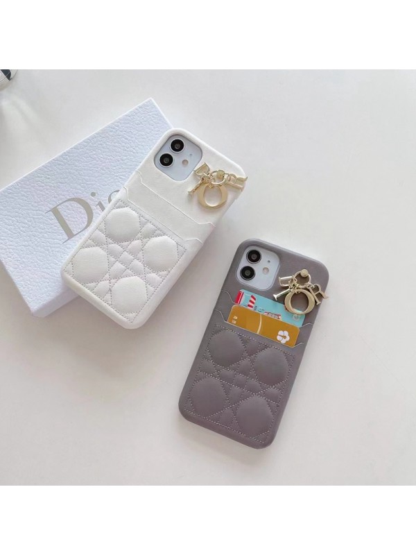 ディオール/Dior ブランド iphone se 第3世代/13 pro/13 pro max/13ケース 安い モノグラム カード入れ  レザー アイフォン13/12/11/x/xs/xr/8/7カバー  大人気 メンズ レディーズ