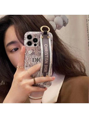 Dior ブランド iphone 14/14 pro/14 pro max/14 plusケース 経典 ディオール 芸能人愛用ハンドバンド 便利 スタンド機能 モノグラム リング付き 紛失防止 可愛い アイフォン14/14プロ/14プロマックス/13/12/11カバー 激安 セレブ愛用 ファッション コピー ペアお揃い 保護 メンズ 女性