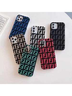 フェンディ ブランド iphone13 pro/13pro max/13 miniケース かわいい モノグラム柄 Galaxy S22/S22 Plus/S22 Ulta FENDI カラー ジャケット型 アイフォン13/12/11/xs/x/xr/8/7カバー ファッション メンズ レディース