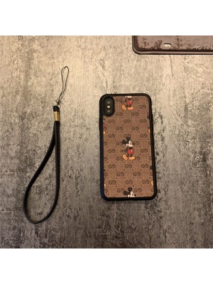 Gucci ディズニー ブランド グッチ iphone15/14/14 pro/14pro max/14 maxケース かわいい ジャケット型 コラボ モノグラム シリコン アイフォン15/14/13/12/11/x/8/7カバー ファッション メンズ レディーズ