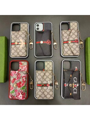 Gucci ブランド iphone 14/14 pro/14 pro max/14 plusケース グッチ 韓国風 収納可能 財布型 ストラップ付き ディズニー 蛇蜂花柄 カード入れ 封筒 モノグラム アイフォン14/13/12/11カバー 大人気 メンズ レディース