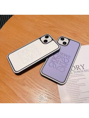 LOEWE ブランド ロエベ iphone 14/14 pro/14 pro max/14 plusケース オシャレ ジャケット型  モノグラム ソフト 芸能人愛用 アイフォン14/13/12/11/X/XS/XR/8/7カバー ファッション メンズ レディーズ