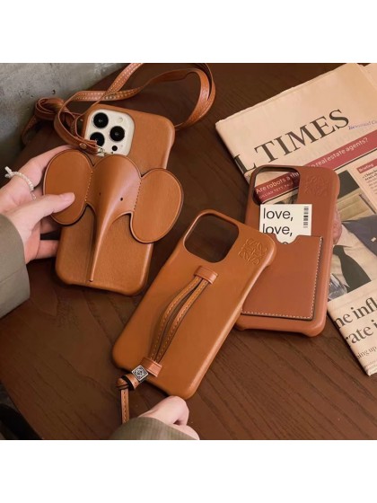 LOEWE ブランド ロエベ iphone14Pro max/14Pro/14ケース オシャレ レザ..