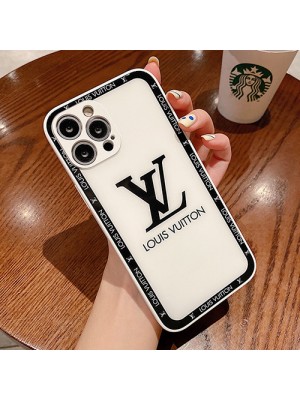 ルイヴィトン ブランド iPhone 13 mini/13 pro/13 pro maxケース 鏡面ガラス型 LV 韓国風 ジャケット型 黒白色 アイフォン13/12/11/x/xr/xs/8/7カバー モノグラム 耐衝撃 ファッション メンズ レディース