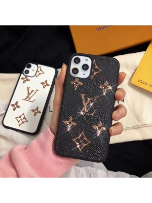 LV ルイヴィトン ブランド iphone 14 pro/14 pro max/13miniケース 可愛い 個性 モノグラム  キラキラ ジャケット型 アイフォン14/13/12/11/x/8/7スマホケース ファッション メンズ レディーズ