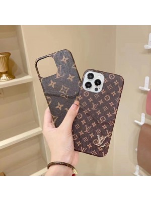 ルイヴィトン/LV ハイブランド iPhone 13 Pro/13 Pro Max/13 Miniケース ジャケット型 贅沢風 カード入れ レザー モノグラム 個性 アイフォン13/12/11/x/x/s/xr/8/7カバー メンズ レディース 