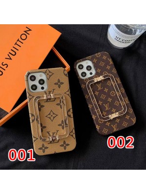 LV ブランド iphone 13 pro/13 pro max/13 miniケース ジャケット型 金属ハンド付き ルイヴィトンエルメス HERMES 便利 モノグラム アイフォン13/12/11/x/xs/xr/8/7カバー ファッション メンズ レディース