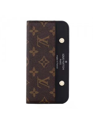 GUCCI LV ルイヴィトン グッチ iphone 14/13/14 pro/14 pro maxケース 手帳型 ブランド レザー リベット付き galaxy s23/s23+/s23 ultra カード入れ ビジネス風 アイフォン14/13/12/11ケース ファッション メンズ レディース