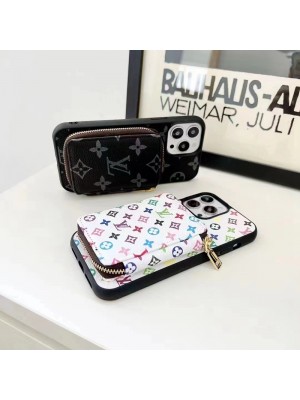 LV ハイブランド ルイヴィトン iphone 14/14 pro/14 pro max/14plus/se3ケース カード収納 バッグ型 レザー製 モノグラム アイフォン14/13/12/11ケース ファッション メンズ レディーズ