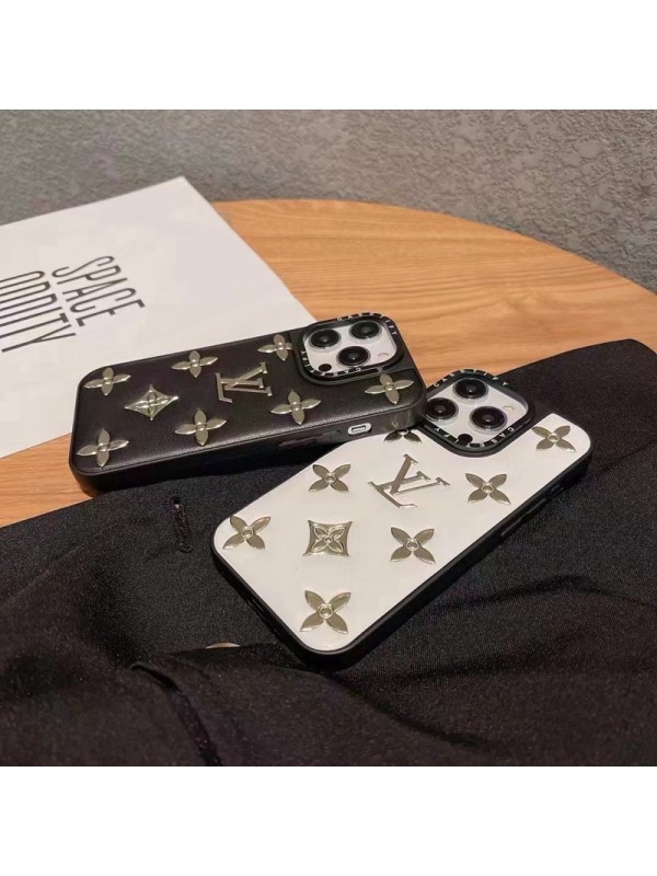 LV/ルイヴィト ハイブランド iphone 14/14 pro/14 pro max/14 plusケース ジャケット型 モノグラム ン 背面レザー きらきら ソフト アイフォン14/13/12カバー 大人気 メンズ レディース