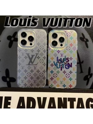 LV ハイブランド ルイヴィトン iphone 14/14 pro/14 pro max/14 Plusケース 韓国風 クリア 透明感 カラー色 モノグラム ジャケット型 アイフォン14/13/12/11カバー ファッション メンズ レディーズ 