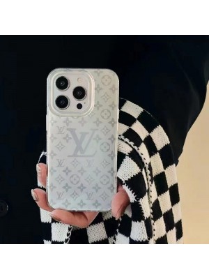 LV ハイブランド ルイヴィトン iphone 14/14 pro/14 pro max/14 Plusケース 韓国風 クリア 透明感 カラー色 モノグラム ジャケット型 アイフォン14/13/12/11カバー ファッション メンズ レディーズ 