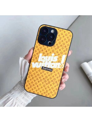 LV/ルイヴィトン コラボ SUPREME/シュプリーム ハイブランド iphone 14/14 pro/14 pro maxケース 韓国風 モノグラム カラー色 アイフォン14/13/12/11カバー 大人気 メンズ レディーズ