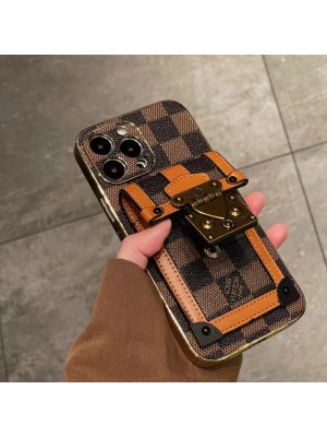 LV ブランド ルイヴィトン iphone 14/14 pro/14 pro max/14 plusケース 韓国風 カード入れ レザー バッグ型 ボタン付き モノグラム 斜め掛け ストラップ付き 革製 収納可能 アイフォン14/14プロ/14プロ マックス/14マックス/14/13/12/11/x/xs/xr/8+/7+カバー ファッション メンズ レディース