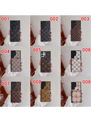 LV/Gucci/Burberry ブランド ルイヴィトン/グッチ/バーバリー iPhone 14/14 Pro/14 Pro Maxケース 韓国風 カード入れ レザー 財布 Galaxy S23/S23+/S23 Plus/S23 Ultra/S22/S21/S20カバー モノグラム アイフォン14/13/12/11スマホケース メンズ レディース