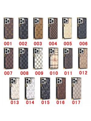 Gucci/Burberry/MK/LV/Coach ブランド iphone 14 pro max/14 pro/14/14 plusケース トランク型 カード入れ 手帳風 レザー スタンド機能 モノグラム ルイヴィトン コーチ グッチ バーバリー マイケル・コース アイフォン14プラス/14プロマックス/14プロ/14/13/12/11スマホケース 保護 ファッション メンズ レディース