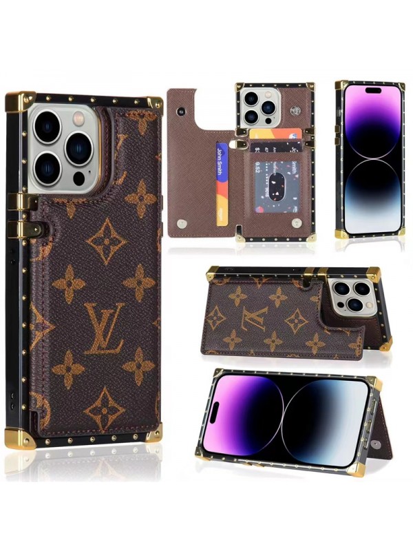 Gucci/Burberry/MK/LV/Coach ブランド iphone 14 pro max/14 pro/14/14 plusケース トランク型 カード入れ 手帳風 レザー スタンド機能 モノグラム ルイヴィトン コーチ グッチ バーバリー マイケル・コース アイフォン14プラス/14プロマックス/14プロ/14/13/12/11スマホケース 保護 ファッション メンズ レディース