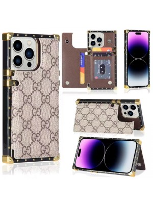 Gucci/Burberry/MK/LV/Coach ブランド iphone 14 pro max/14 pro/14/14 plusケース トランク型 カード入れ 手帳風 レザー スタンド機能 モノグラム ルイヴィトン コーチ グッチ バーバリー マイケル・コース アイフォン14プラス/14プロマックス/14プロ/14/13/12/11スマホケース 保護 ファッション メンズ レディース