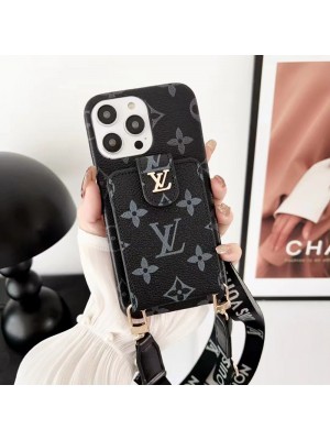 GUCCI グッチ ブランド iphone 14/14 pro/14 pro max/14 plusケース 韓国風 LV ルイヴィトン 財布型 カード入れ 収納可能 レザー 斜めがけ ストラップ付き 紛失防止 アイフォン14/14プロ/14プロ マックス/14プラス/13ミニ/12ミニ/11/x/xs/xr/8/7カバー ファッション メンズ レディース