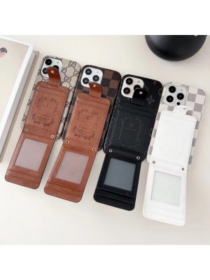 GUCCI グッチ ブランド iphone 14/14 pro/14 pro max/14 plusケース 韓国風 LV ルイヴィトン 財布型 カード入れ 収納可能 レザー 斜めがけ ストラップ付き 紛失防止 アイフォン14/14プロ/14プロ マックス/14プラス/13ミニ/12ミニ/11/x/xs/xr/8/7カバー ファッション メンズ レディース