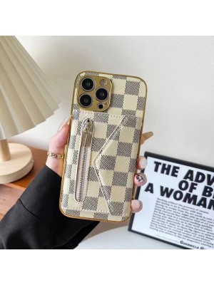 LV ブランド iPhone 14/14 Pro/14 Pro Maxケース おしゃれ カード入れ 財布型  ルイヴィトン ジッパー付き レザー 小銭入れ モノグラム 韓国風 ジャケット型 アイフォン14プロ マックス/14プロ/14/13/12/11カバー ファッション メンズ レディース