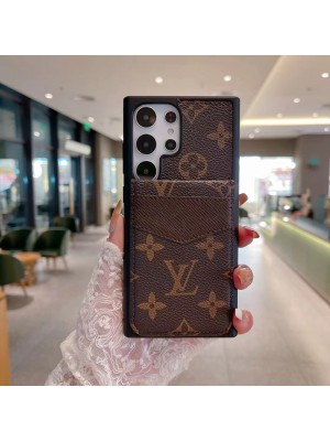 GUCCI グッチ ブランド LV ルイヴィトン iPhone 15/15 Pro/14 Pro Maxケース Galaxy S23/S23+/S23 Plus/S23 Ultraケース 韓国風 モノグラム 財布型 カード入れ レザー ジャケット型 ギャラクシーs23/s23プラス/s23ウルトラ/s22カバー ファッション メンズ レディース