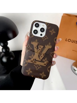 LV ブランド iPhone 14/14 Pro/14 Pro Max/14 Plusケース 韓国風 ルイヴィトン カード入れ レザー モノグラム ジャケット型 アイフォン14/14プロ/14プロ マックス/14プラス/13/12カバー 大人気 ファッション メンズ レディース 