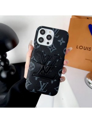 LV ブランド iPhone 14/14 Pro/14 Pro Max/14 Plusケース 韓国風 ルイヴィトン カード入れ レザー モノグラム ジャケット型 アイフォン14/14プロ/14プロ マックス/14プラス/13/12カバー 大人気 ファッション メンズ レディース 