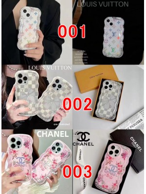 Chanel/シャネル LV/ルイヴィトン ブランド iphone 14/14 pro/14 pro maxケース 韓国風 流れ クリア 花 きらきら 蝶結び柄  カラー色 モノグラム Louis Vuitton アイフォン14/13/12/11カバー ファッション メンズ レディーズ