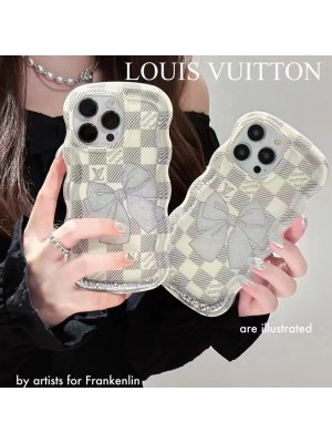 Chanel/シャネル LV/ルイヴィトン ブランド iphone 14/14 pro/14 pro maxケース 韓国風 流れ クリア 花 きらきら 蝶結び柄  カラー色 モノグラム Louis Vuitton アイフォン14/13/12/11カバー ファッション メンズ レディーズ