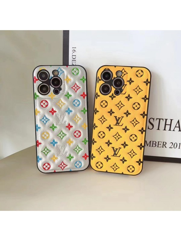 LV ブランド ルイヴィトン iPhone 14/14 Pro/14 Pro Maxケース 韓国風 モノグラム柄 レザー風 カラー色 ジャケット型 激安 アイフォン14/14プロ/14プロ マックス/13/12/11カバー コピー 経典 メンズ レディース