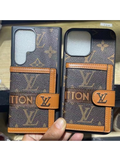 LV ブランド ルイヴィトン iPhone 15/14 Pro/14 Pro Maxケース 財布 モ..