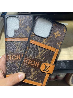 LV ブランド ルイヴィトン iPhone 15/14 Pro/14 Pro Maxケース 財布 モノグラム カード収納 レザー 芸能人愛用 革製 Galaxy S23/S23プラス/S23ウルトラ/S22/S21/S20スマホケース 小銭入れ モノグラム ジャケット型 アイフォン14プロ マックス/14プロ/14/13/12/11/X/8/7カバー 人気 おまけつき ファッション レディース