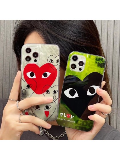 CDG ハイブランド コムデギャルソン iphone 13/13 pro/13 pro maxケース..