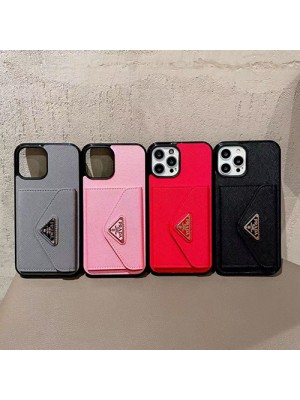 Prada/プラダ ブランド iphone15/14Pro max/14Pro/14Plus/14スマホケース 封筒型 カード入り  ビジネス セレブ愛用 アイフォン15/14プロ マックス/14プロ/14プラス/14/13/12/11カバー  大人気 メンズ レディース