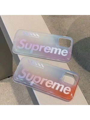 Supreme ハイブランド シュプリーム iphone 14/14 pro/14 pro max/14 plusケース 純色 クリアケース モノグラム インスタ風 アイフォン14/13/12/11カバー 大人気 メンズ レディーズ