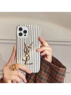 YSL/イブサンローラン ハイブランド iphone 13/13 pro/13 pro maxケース 韓国風 モノグラム ジャケット型 Yves Saint Laurent アイフォン13/12/11カバー ファッション メンズ レディース