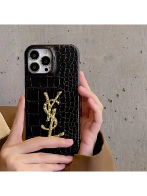 YSL イブサンローラン ブランド iphone 14/14 pro/14 PLUS/14 pro maxケース 韓国風 ワニ レザー スーパー コピー アイフォン14/13/12/11/X/XS/XR/8+/7+/8/7カバーパロディ風 新品カバー メンズ レディース