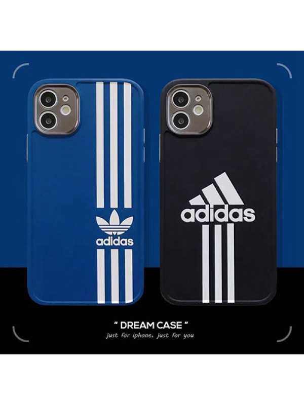 アディダス ブランド iphone 13 pro/13 pro max/13 miniケース おしゃれ ADIDAS トレフォイル柄 3本のストランプ縞 ジャケット型 モノグラム アイフォン13/12/11/X/XS/XR/8/7カバー ファッション メンズ レディース