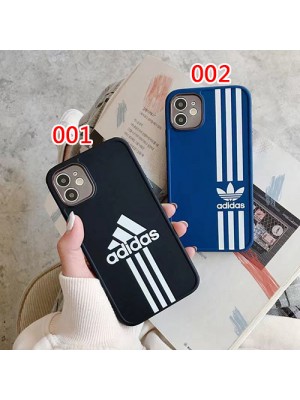 アディダス ブランド iphone 13 pro/13 pro max/13 miniケース おしゃれ ADIDAS トレフォイル柄 3本のストランプ縞 ジャケット型 モノグラム アイフォン13/12/11/X/XS/XR/8/7カバー ファッション メンズ レディース